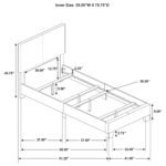 Dorian Fabric Upholstered Panel Bed - Image 6