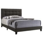 Mapes Upholstered Panel Bed Charcoal - Image 2