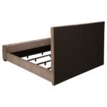Senna Upholstered Audio Flame Visualizer Bed Brown - Image 5