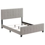 Fairfield Upholstered Panel Bed Beige - Image 3