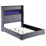 Tisdall Upholstered Cal King Flame Visualizer Bed - Image 2