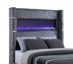 Tisdall Upholstered Cal King Flame Visualizer Bed - Image 3