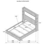 Tisdall Upholstered Cal King Flame Visualizer Bed - Image 6