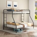 Trinity Twin Over Full Metal Bunk Bed Black - Image 6