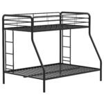 Trinity Twin Over Full Metal Bunk Bed Black - Image 5
