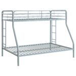 Trinity Twin Over Full Metal Bunk Bed Black - Image 3