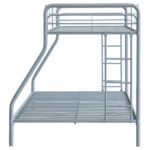 Trinity Twin Over Full Metal Bunk Bed Black - Image 4