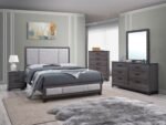 Jamestown Wooden Upholstered Bedroom Set Gray - Image 2