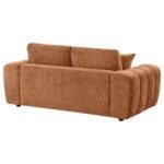 Burnett Chenille Upholstered Wide Arm Loveseat - Image 4