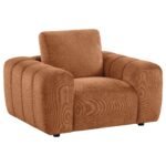 Burnett Chenille Upholstered Accent Chair - Image 5