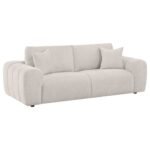 Burnett Chenille Upholstered Wide Arm Sofa - Image 2