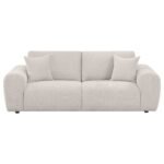 Burnett Chenille Upholstered Wide Arm Sofa - Image 3