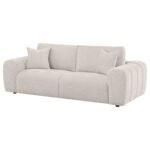 Burnett Chenille Upholstered Wide Arm Sofa - Image 4