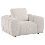 Burnett Chenille Upholstered Accent Chair - Image 2