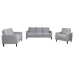 Bowen 3-piece Upholstered Track Arm Tufted Sofa Set - Image 3