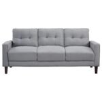 Bowen Upholstered Track Arm Tufted Sofa - Image 5