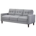 Bowen Upholstered Track Arm Tufted Sofa - Image 4