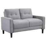 Bowen Upholstered Track Arm Tufted Loveseat - Image 4