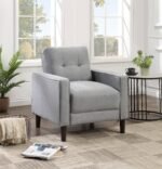 Bowen Upholstered Track Arm Tufted Accent Chair - Image 11