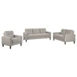 Bowen 3-piece Upholstered Track Arm Tufted Sofa Set - Image 2
