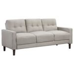 Bowen 3-piece Upholstered Track Arm Tufted Sofa Set - Image 6