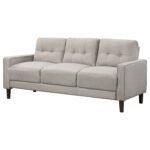 Bowen 2-piece Upholstered Track Arm Tufted Sofa Set - Image 11