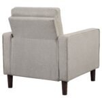 Bowen Upholstered Track Arm Tufted Accent Chair - Image 8