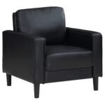 Ruth Fabric Upholstered Track Arm Accent Chair Rust - Image 2