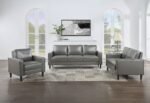 Ruth 3-piece Upholstered Track Arm Sofa Set - Image 3