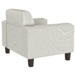 Deerhurst Upholstered Track Arm Tufted Accent Chair Greige - Image 4