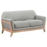 Vaughn 2-piece Fabric Upholstered Flared Arm Sofa Set - Image 6