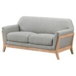 Vaughn 3-piece Fabric Upholstered Flared Arm Sofa Set - Image 6