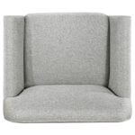 Vaughn Fabric Upholstered Flared Arm Accent Chair - Image 4