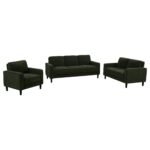 Ruth 3-piece Upholstered Track Arm Sofa Set - Image 2