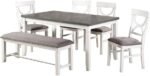 6 Pieces Dining Set (Table+ 4 Chairs +Bench) - Image 7
