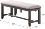 6 Pieces Dining Set (Table+ 4 Chairs +Bench) - Image 5