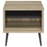 Welsh 2-piece Coffee and End Table Set oak - Image 6