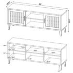 Sedona 2-door Engineered Wood 60-inch TV Stand Dark Pine - Image 5