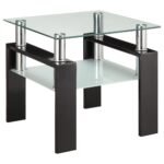 Dyer 2-piece Rectangular Coffee and End Table Set Black - Image 3