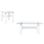 Dyer 2-piece Rectangular Coffee and End Table Set White - Image 5