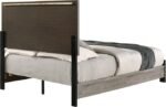 Oakdale Wooden Panel Bedroom Set Oak - Image 5
