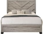 Oakdale Wooden Panel Bedroom Set Oak - Image 4
