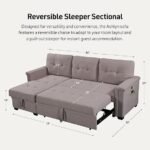 Best Reversible Sleeper Sectional with Charging Ports (2026) - Image 2