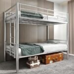 Dos Hermanos Metal Bunk Bed Color Silver & Black - Image 2