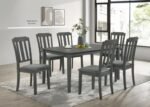 Benbrook – Wooden Dining Collection in Grey & Dark Brown - Image 2