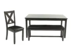 Atlas 6 Pieces Dining Set (Bench + 4Chairs + Table) - Image 6