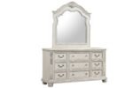 Lafayette Upholstered Mansion Bedroom Set White - Image 3