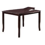 Louise 7-Pcs Dining Set Color Dark Brown - Image 3