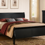Louis Philippe Queen Sleigh Bed (119231/119233)