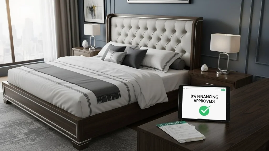 Big Purchase 0% Financing Approval Process for Bedroom Sets Over $1500 Now